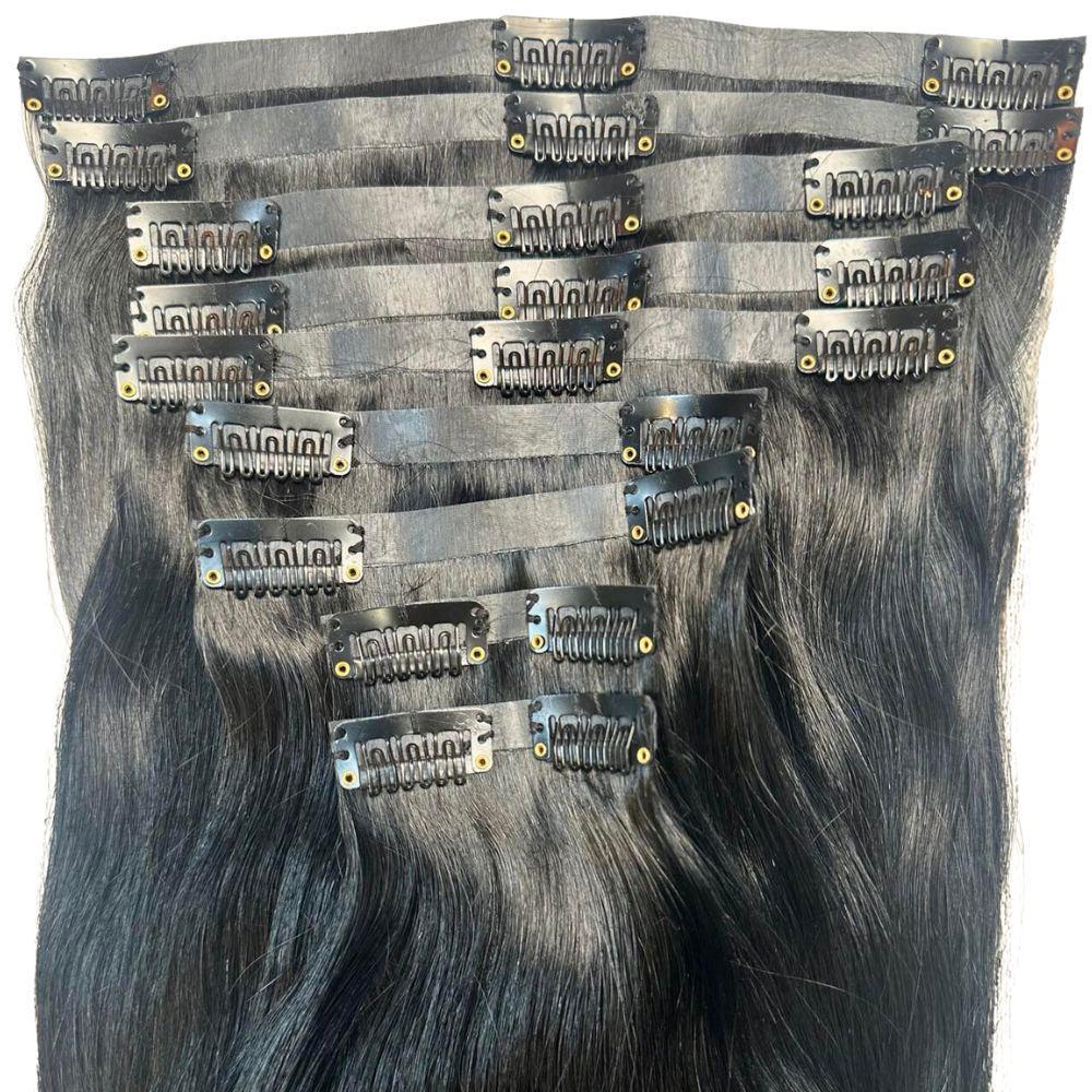 Natural Black Seamless Clip-In Natural Black Seamless Clip-In