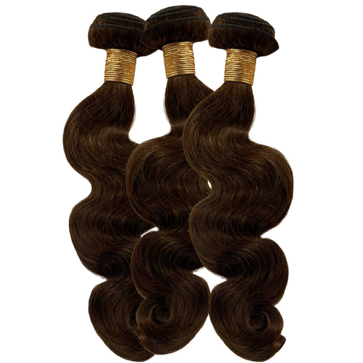 Medium Brown Body Wave Bundle Deal Medium Brown Body Wave Bundle Deal