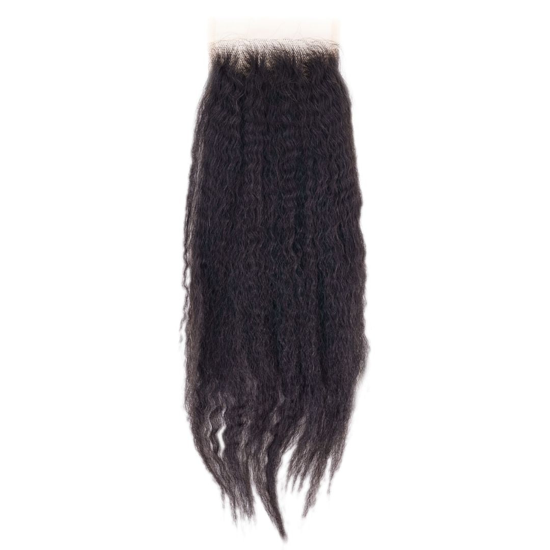 Brazilian Kinky Straight 4x4 Closure Brazilian Kinky Straight 4x4 Closure