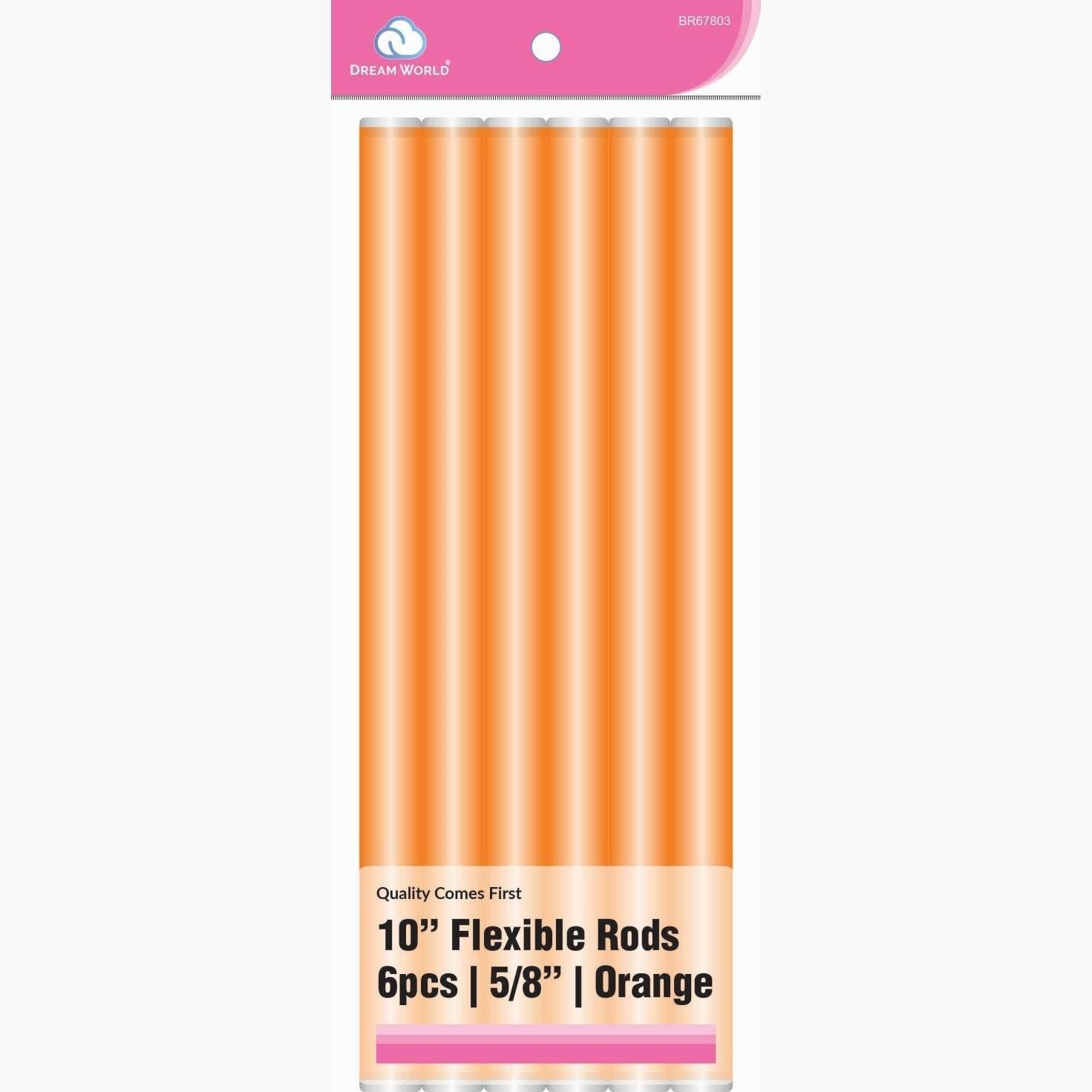 Brittny Rod Flex 10 Orange 6Ct - 0.625 Brittny Rod Flex 10 Orange 6Ct - 0.625