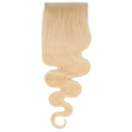 Blonde Body Wave 4x4 Transparent Closure