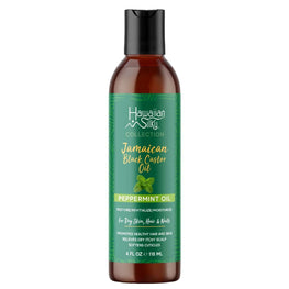 Hawaiian Silky Jamaican Black Castor Oil Peppermint Oil 4 Oz
