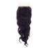 Raw Indian Curly 4x4 Transparent Closure